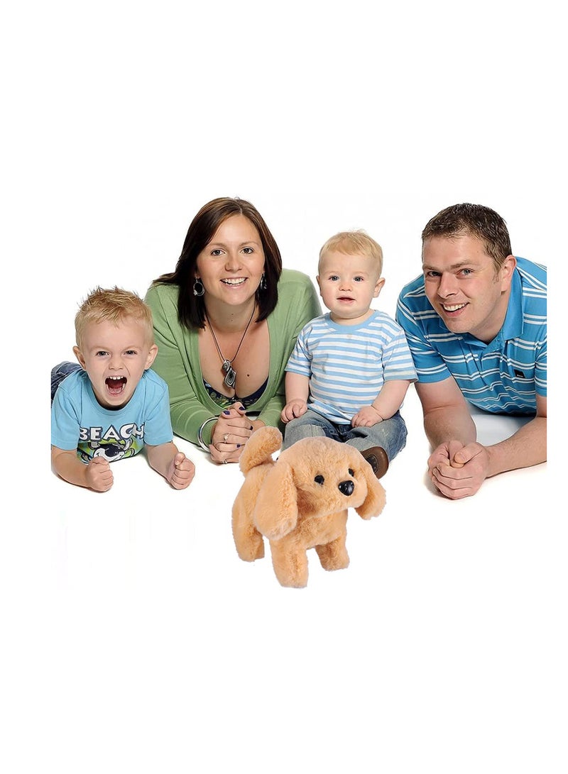 Interactive Plush Golden Retriever Toy, Electronic Pet Dog with Walking, Barking, Tail Wagging, and Stretching Features, Perfect Companion Animal for Kids - Image 3